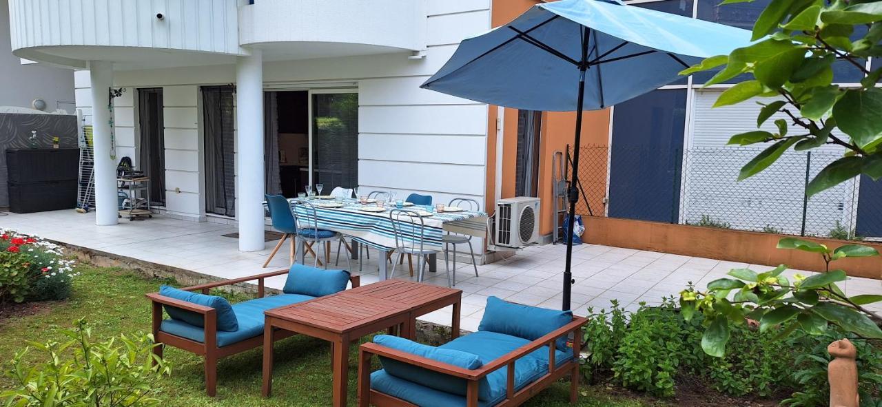 Charmant Appartement Residentiel Avec Terrasse, Jardin Privatif Et Piscine A Cannes Buitenkant foto